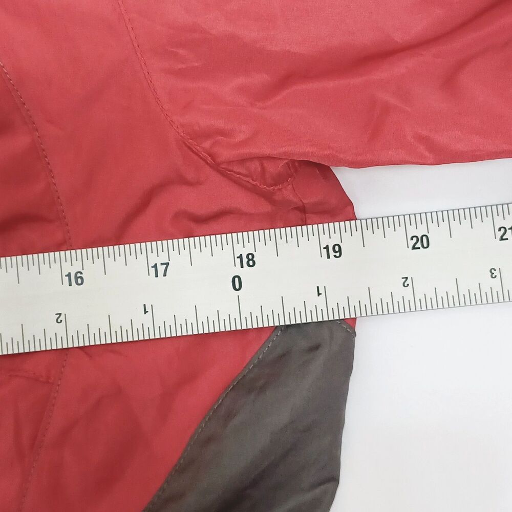PEARL iZUMi Women's M Cycling Windbreaker Jacket Red/Gray Full Zip Pockets - Picture 13 of 16